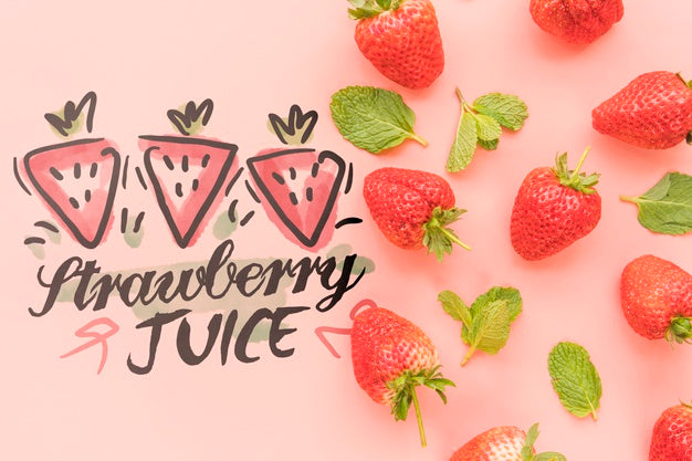 Flat Lay Summer Background With Exotic Fruits Psd