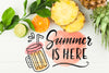 Flat Lay Summer Mockup With Copyspace And Tropical Fruits Psd