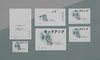 Flat Lay Various Japanese Mock-Up Document Psd