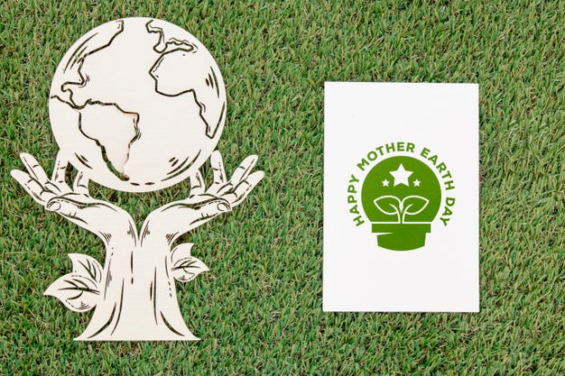 Flat Lay World Environment Day Event Psd