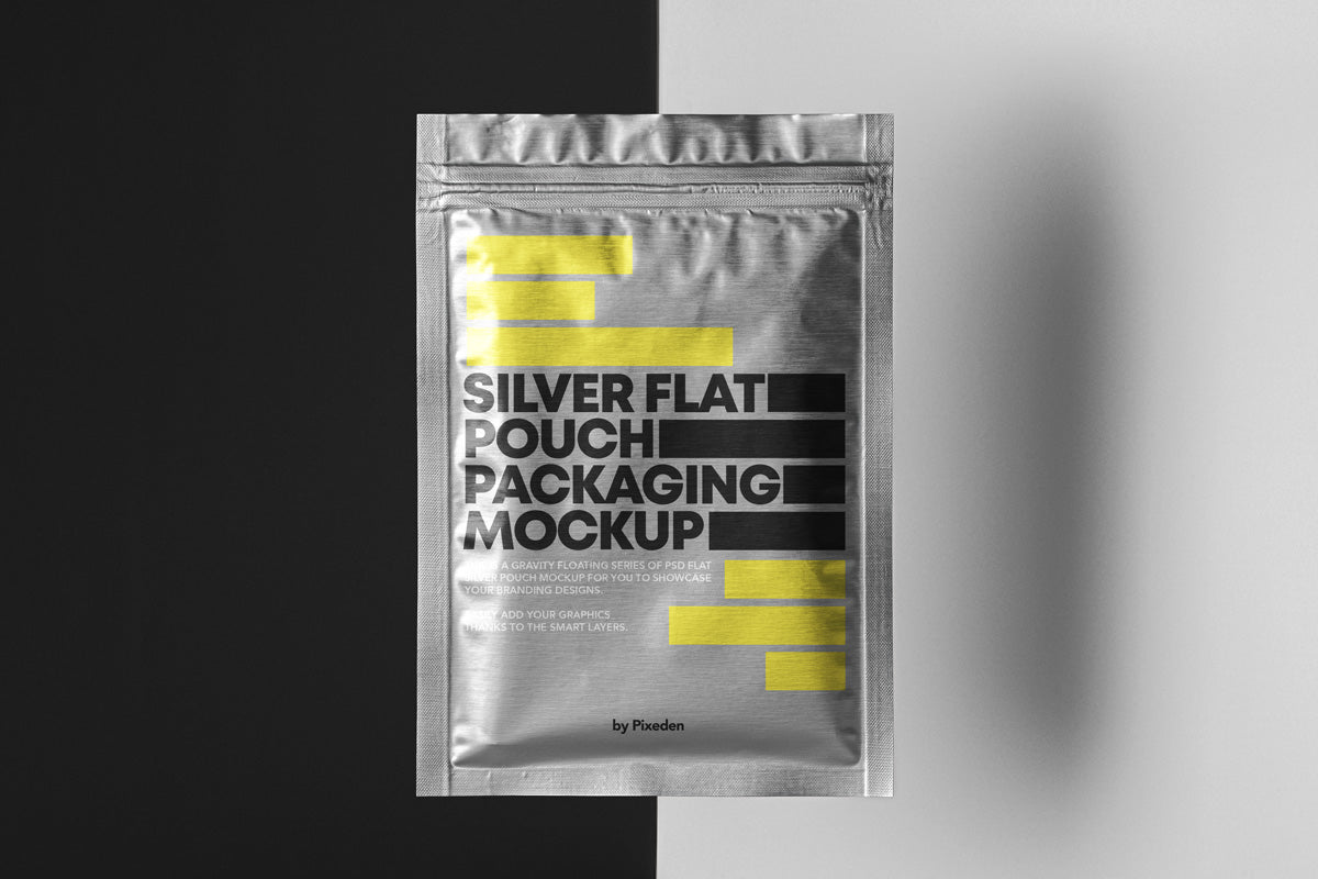 Flat Psd Pouch Packaging Mockup