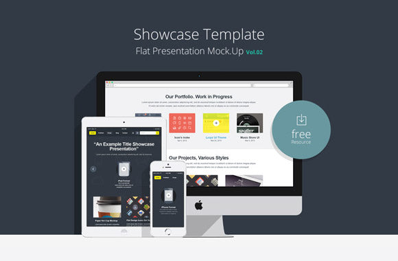 Flat Responsive Showcase Vol2