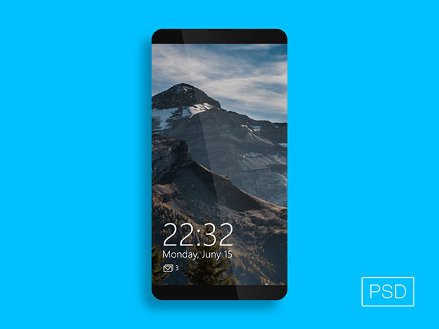 Flat Smartphone Mockup