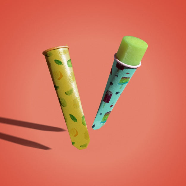 Floating Ice Cream Mockup Psd