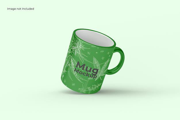 Floating Mug Mockup Psd