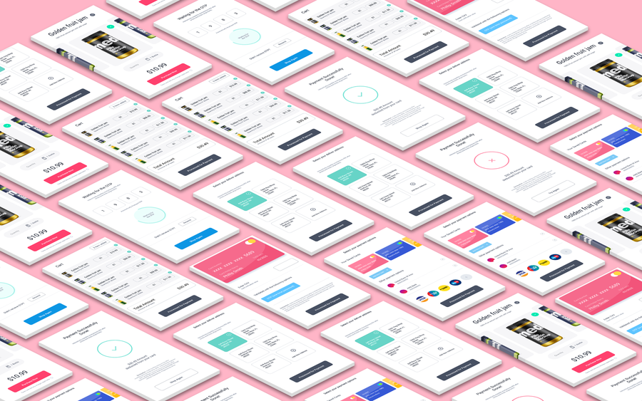 Floating Screen Mockup