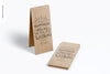 Floor Wood Signage Mockup, Standing And Dropped Psd