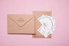 Floral Design Envelope Mock-Up Psd
