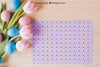 Floral Easter Mockup With Pattern Psd