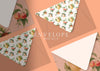 Floral Envelope Design Psd