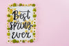 Floral Frame Composition For Spring Psd