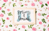 Floral Frame Composition For Spring Psd