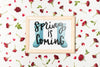 Floral Frame Composition For Spring Psd