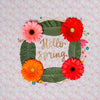 Floral Frame Mockup For Spring Psd