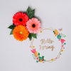 Floral Frame Mockup For Spring Psd