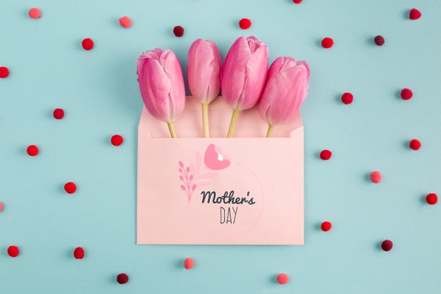 Floral Mothers Day Mockup Psd