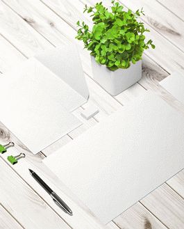 Floral Stationery Branding – 2 Psd Mockups