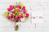 Floral Wedding Concept Mock-Up Psd