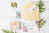 Floral Wedding Concept Mock-Up Psd