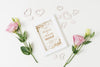 Floral Wedding Concept Mock-Up Psd