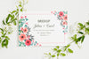 Floral Wedding Concept Mock-Up Psd