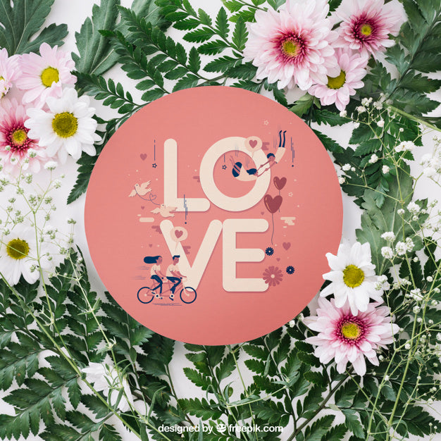Floral Wedding Decoration Psd