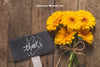 Flower Concept With Sign Psd
