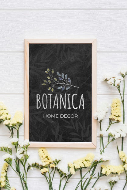 Flower Shop And Home Decor Mock-Up Psd