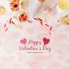 Flowers For Valentines Day With Mock-Up Psd