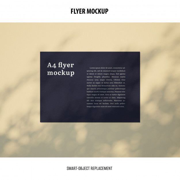 Flyer Mockup Psd