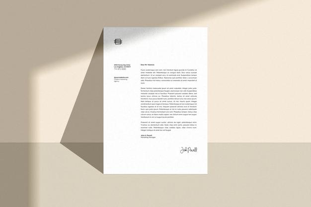 Flyer On Wall Mockup Psd