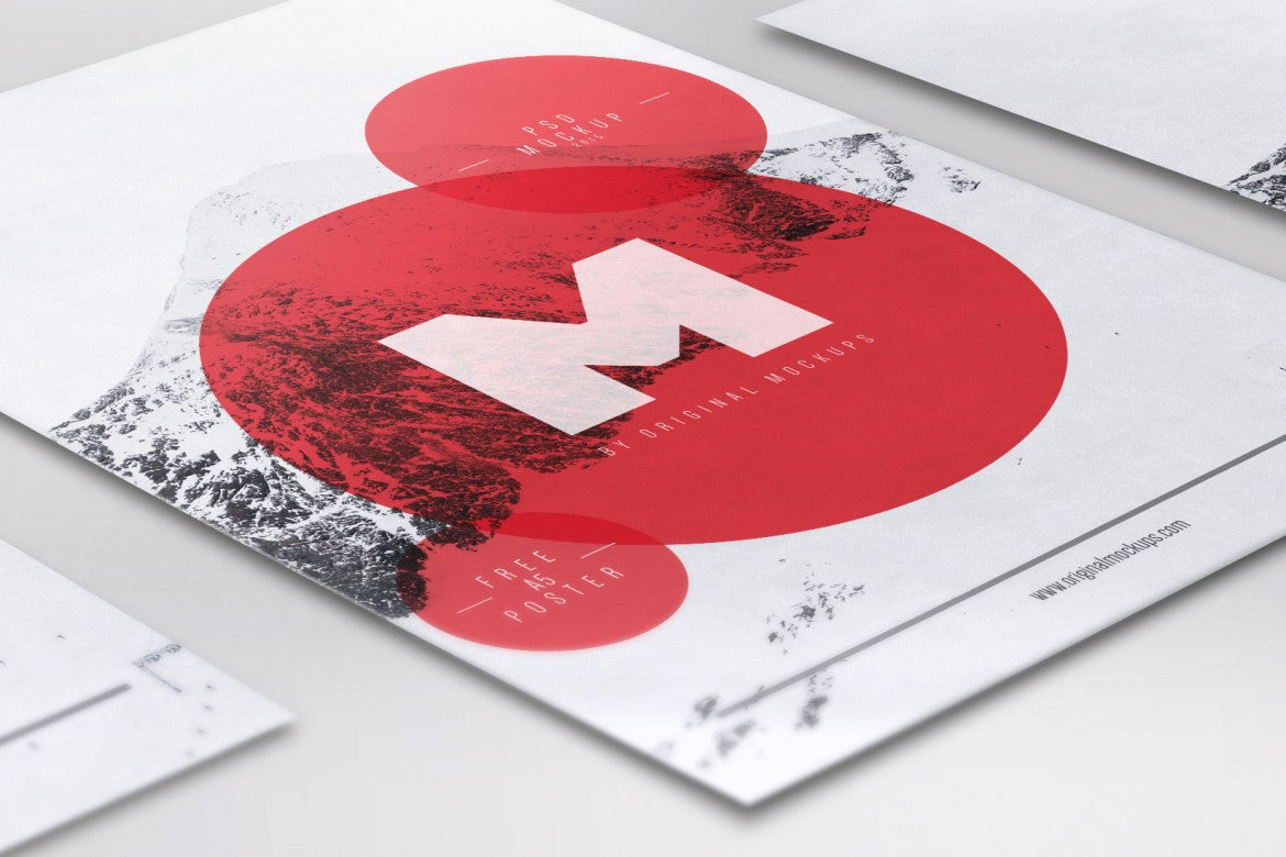 Flyer or Poster PSD Mockup