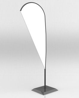 Flying/Feather Flag Mockup