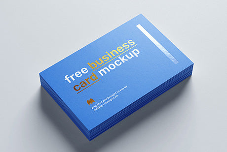 Foil Business Card Mockup