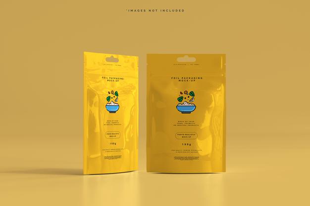 Foil Packaging Mockup Psd