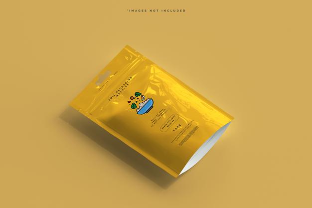 Foil Packaging Mockup Psd