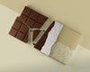 Foil Wrap For Chocolate Tablet Mock-Up Psd