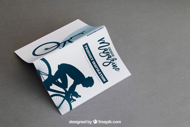 Foldable Brochure Mockup Psd