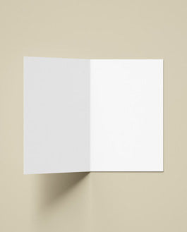 Folded Business Card Mockup