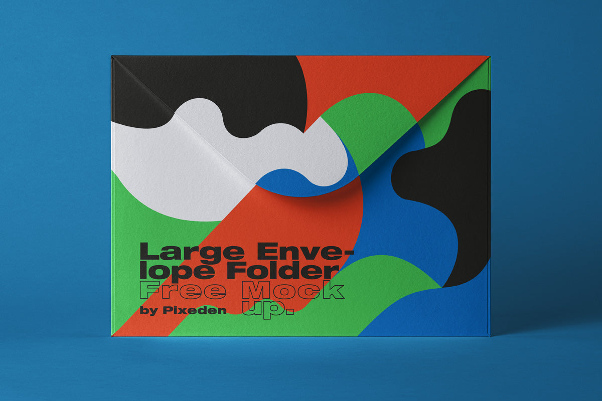 Folder Psd Envelope Mockup