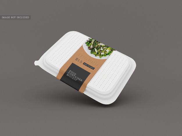 Food Box Packaging Mockup Psd