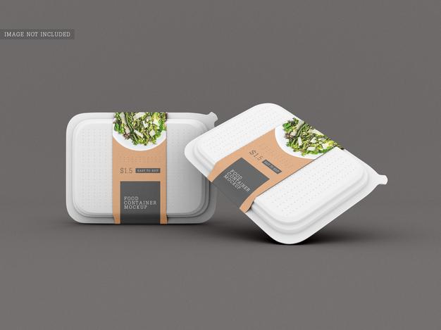 Food Box Packaging Mockup Psd