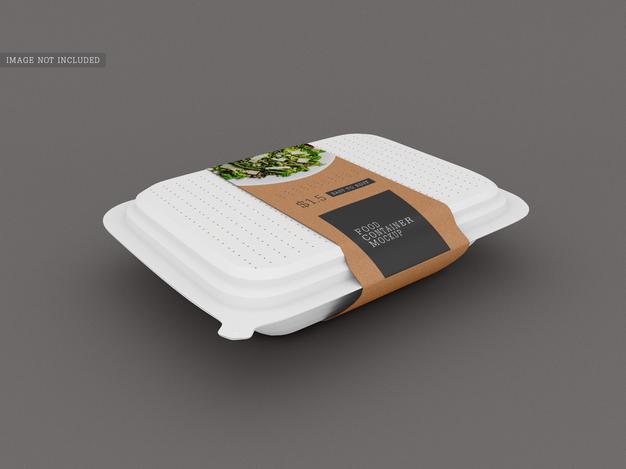 Food Box Packaging Mockup Psd