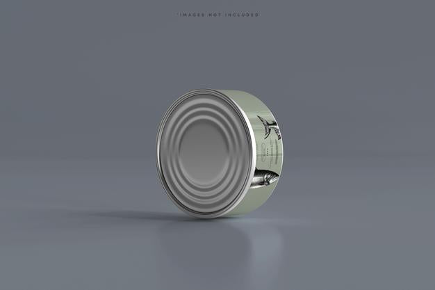 Food Can Mockup Psd