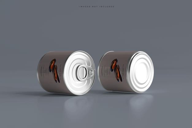 Food Can Mockup Psd