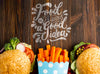 Food Is Always A Good Idea Fast-Food Made From Veggies Psd