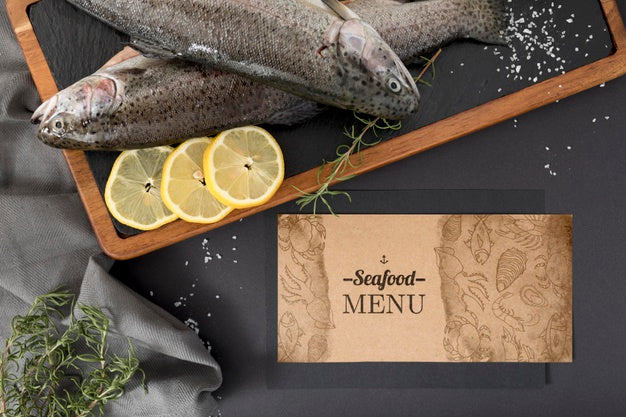 Food Menu Concept Mock-Up Psd