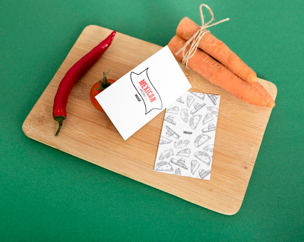 Food Menu Concept Mock-Up Psd