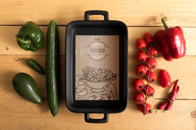 Food Menu Concept Mock-Up Psd