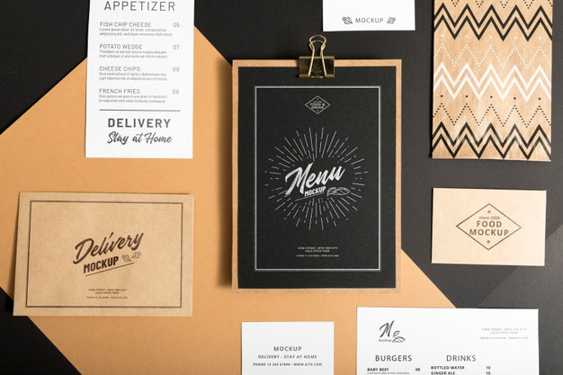 Food Menu Concept Mock-Up Psd